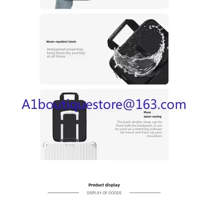 Foldable1005007608856570Suitcase Additional bag Large capacity boarding case hanging bag