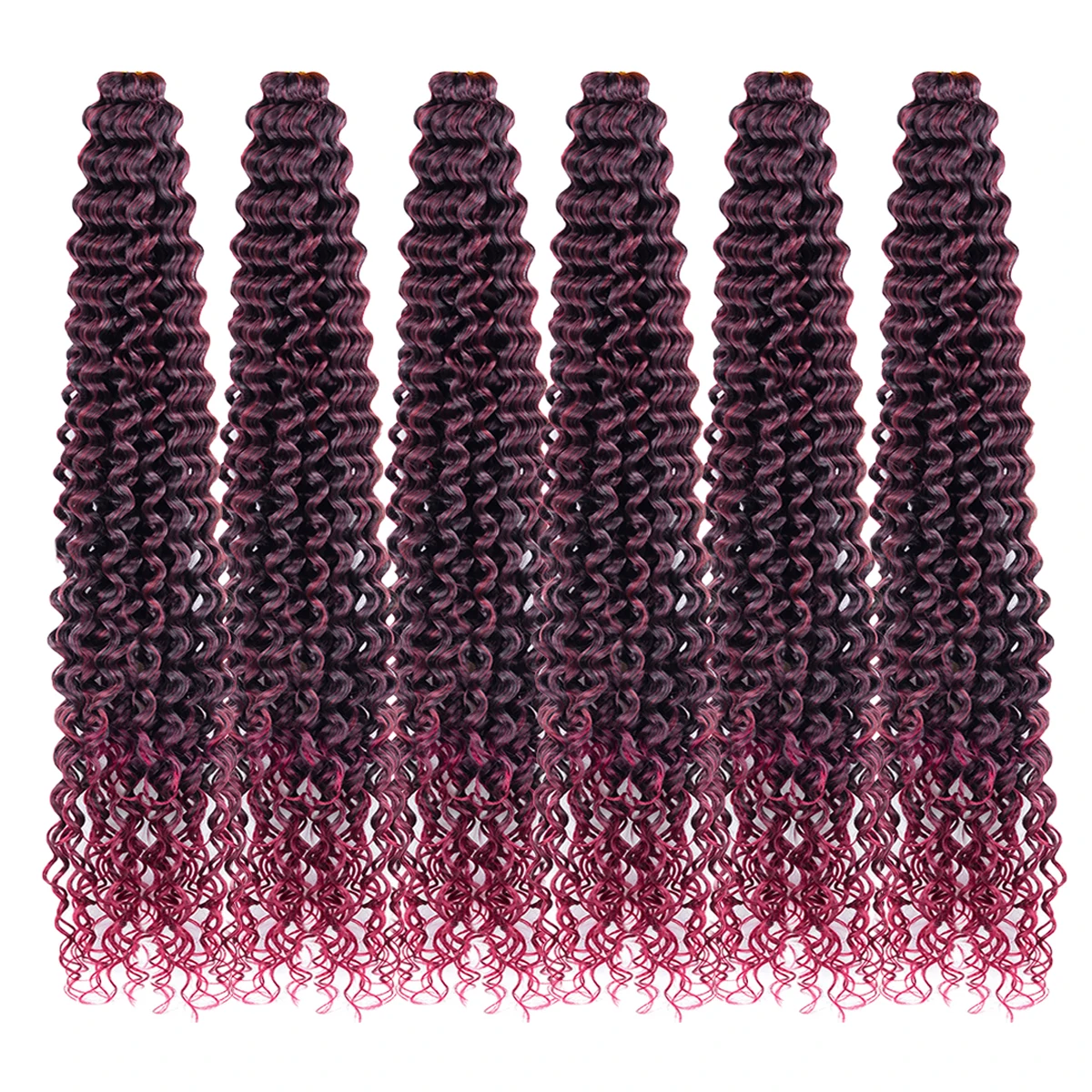 Deep Wavy Twist Crochet Braiding Hair Extensions Synthetic Afro Curly Water Wave Crochet Braids Hair For Women 22 28 Inch