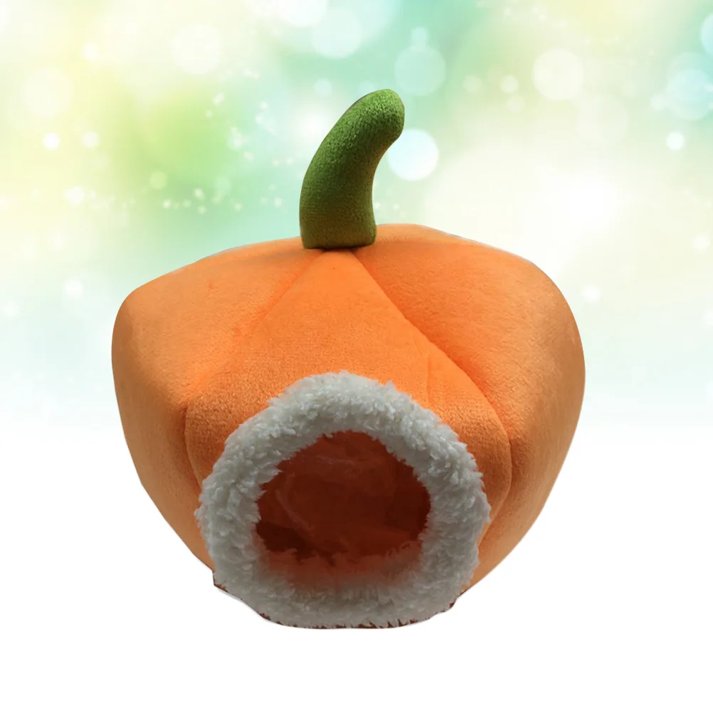

Creative Pumpkin Pet Sleep Pad Pet Winter Warm Bed for Hamster Rabbit Squirrel pet bed house pet warm house