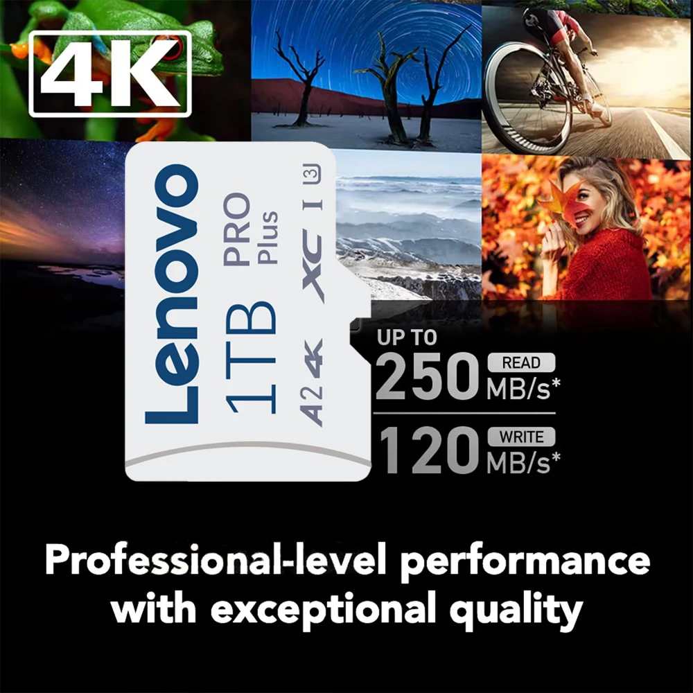 Lenovo 2TB Memory Card 128GB Class 10 V30 TF Card 1TB Mini SD Card 512GB High Speed Micro TF SD Card 256GB For Nintendo Switch