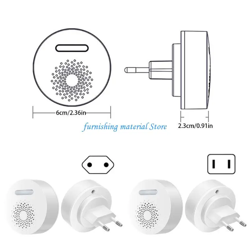 Y5GD Installazione semplice Campanello senza fili Potenza autoenergizzante Suono forte e chiaro adatto a qualsiasi ambiente Uso