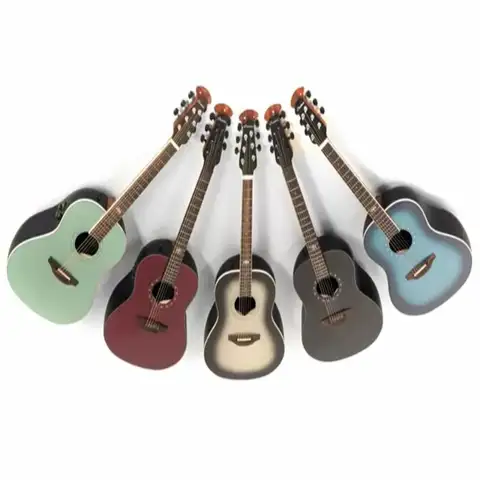 Ovation In Stock 41''Ultra 1516 Acoustic Electric Guitar Solid Top Guitar Equipped with Active Pickup, 6 Colors Available