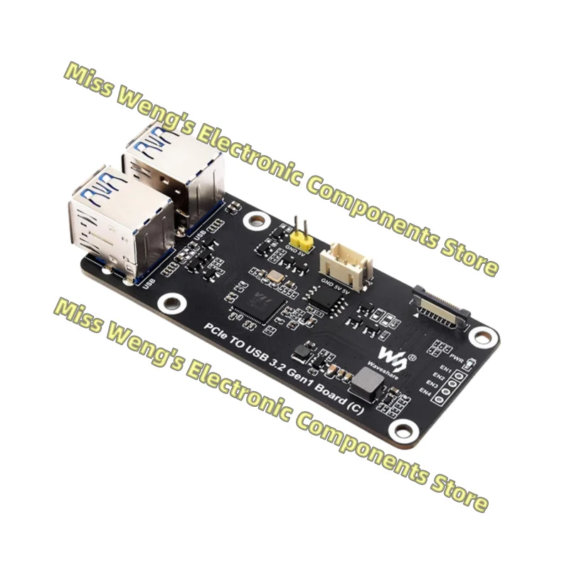 PCIe TO USB 3.2 Gen1 Board (C) PCIe to USB3.0 4-channel USB3.2 expansion board 5Gbps driver free plug and play
