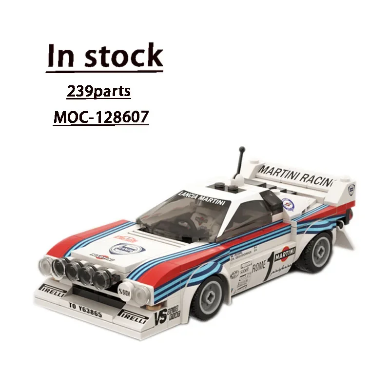 

MOC-128607 Famous 1983 Supercar Racing Building Block Model 239 Building Block Parts MOC Creative Kids Building Block Toy Gift