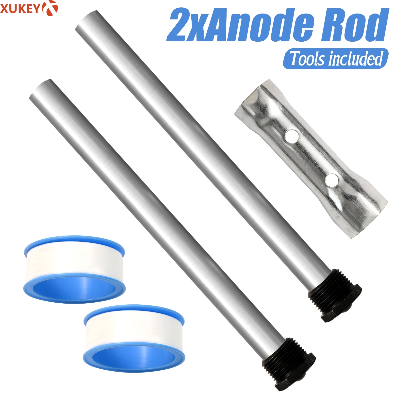 2PCS RV Water Heater Anode Rod 3/4