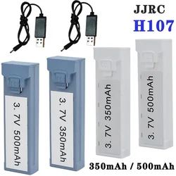 3.7V 500mAh 350mAh Drone Battery For JJRC H107 Battery Mini RC Drone Original Accessory Drone battery spare parts For JJRC H107