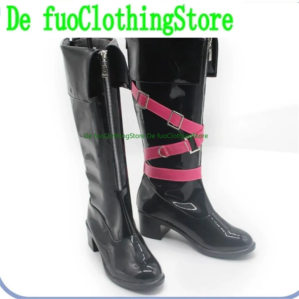 

Defuo Baek Chungsung Paradox Live AMPRULE Cosplay Shoes Boots Game Halloween Christmas Game Anime Character Party Props