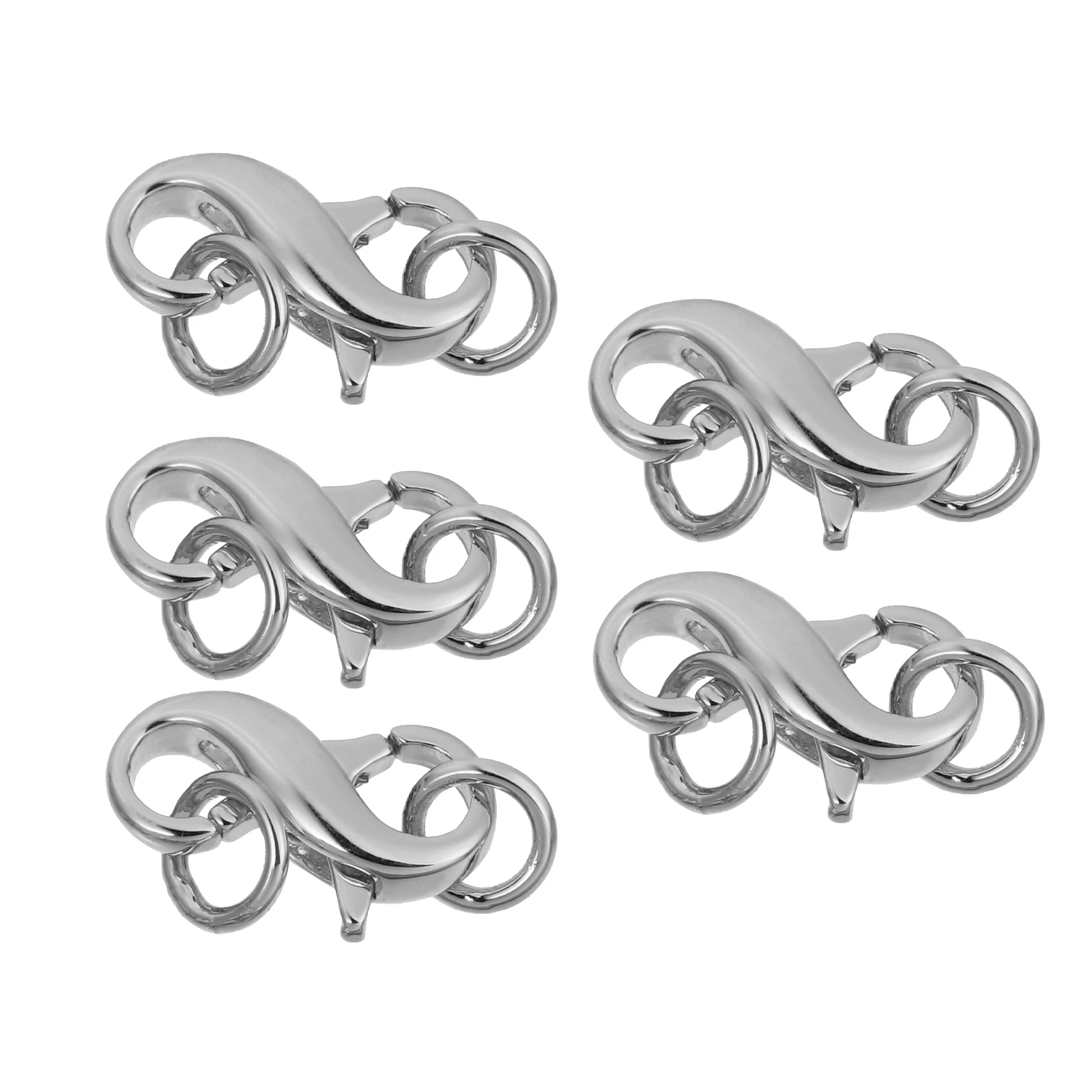 

6Pcs Metal Lobster Buckle Easy Replace Jewelry Accessories for Bracelets Necklaces Connector