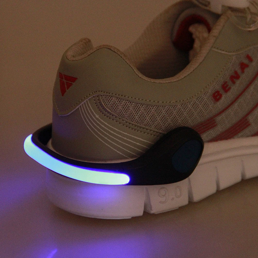 

2 Pcs Led Shoe Light Clips For Runners Joggers Walkers Cyclists Flash Modes Light