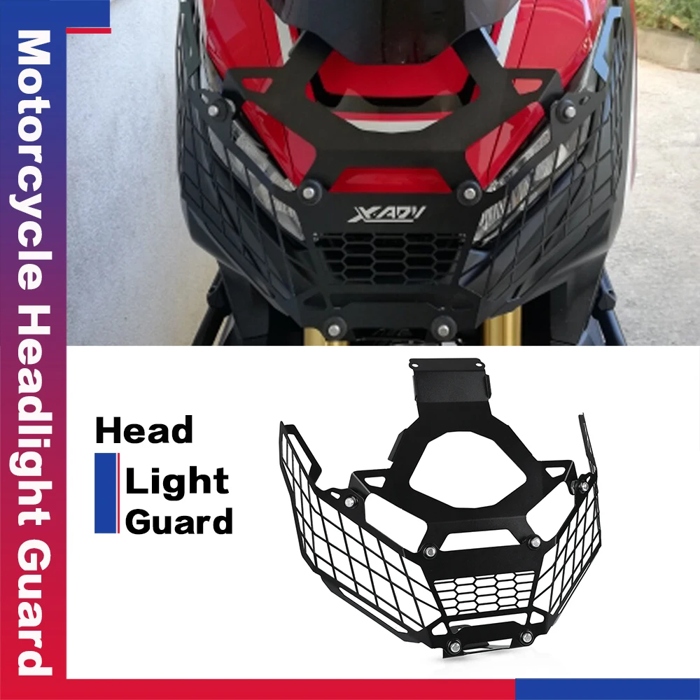 

For HONDA XADV X-ADV X ADV 750 XADV750 X-ADV750 2017-2020 Motorbike Headlight Headlamp Grille Shield Guard Cover Protector