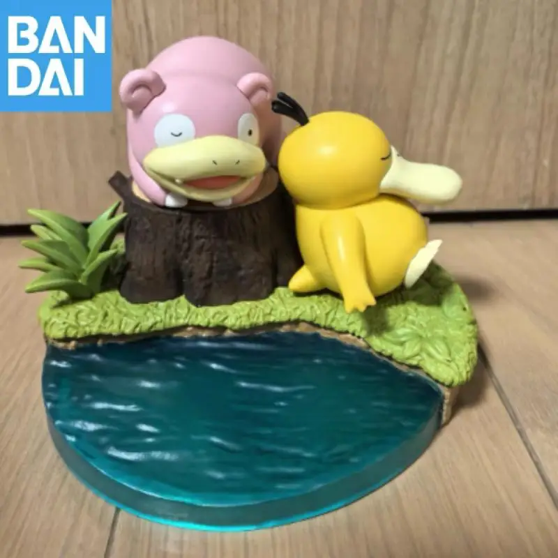 Bandai Namco Banpresto Pokemon Psyduck Slowpoke Charizard Charmander Pikachu Eevee Gengar Anime Model Kid Collector Figurine Toy