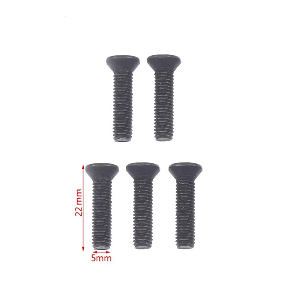 Fixing Screw Upgrade Your For UNF Drill Chuck Shank Adapter with 20pcs M5/M6 Fixing Screws with Left Hand Thread