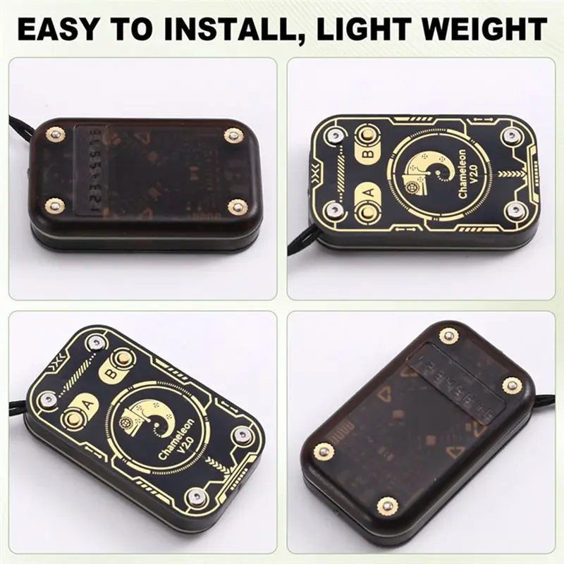 【RECOMENDAR】Chameleon V2.0 RFID Smart Chip Reader Emulator Chameleon NFC Duplicator +3XUID/CUID Keychain 125Khz 13.56Mhz Card De