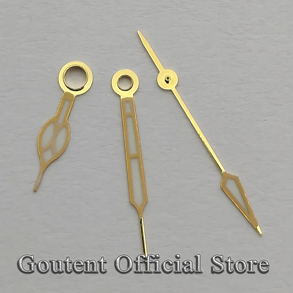 ساعة Goutent فضية/ذهبية وردية/أسود/ذهبي مناسبة لحركة NH35 NH36.