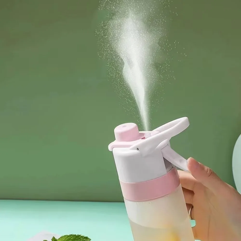 Gradual Fog Surface Water Cup High Color Spray Sports Water Cup Men'S And Women'S Water Spray Plastic Cup Gift Cups Water Bottle