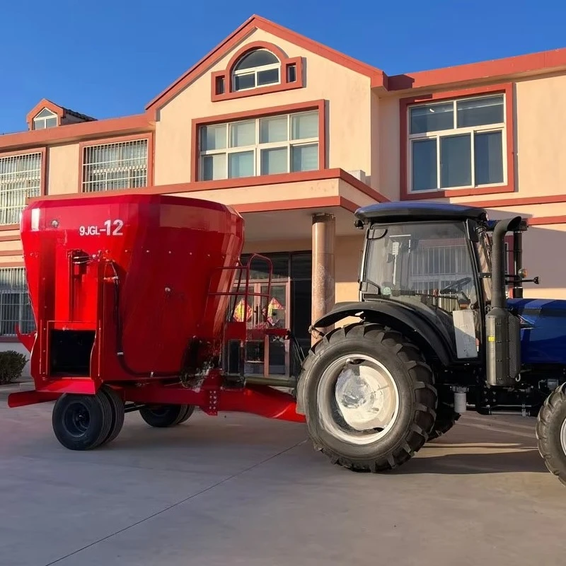 Animal Feed Mixer Crushing and Mixing Feed TMR Mixers Suitable for Farms and Farmers Animal Feed Processing Machine