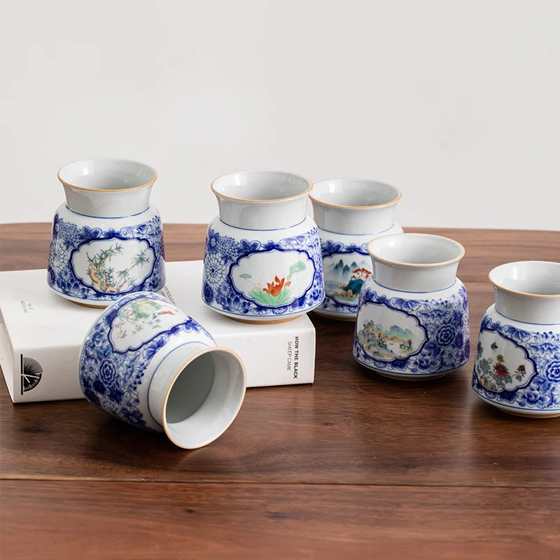 

Retro Chinese-style ceramic vase for hydroponic flower arrangement and decorative use