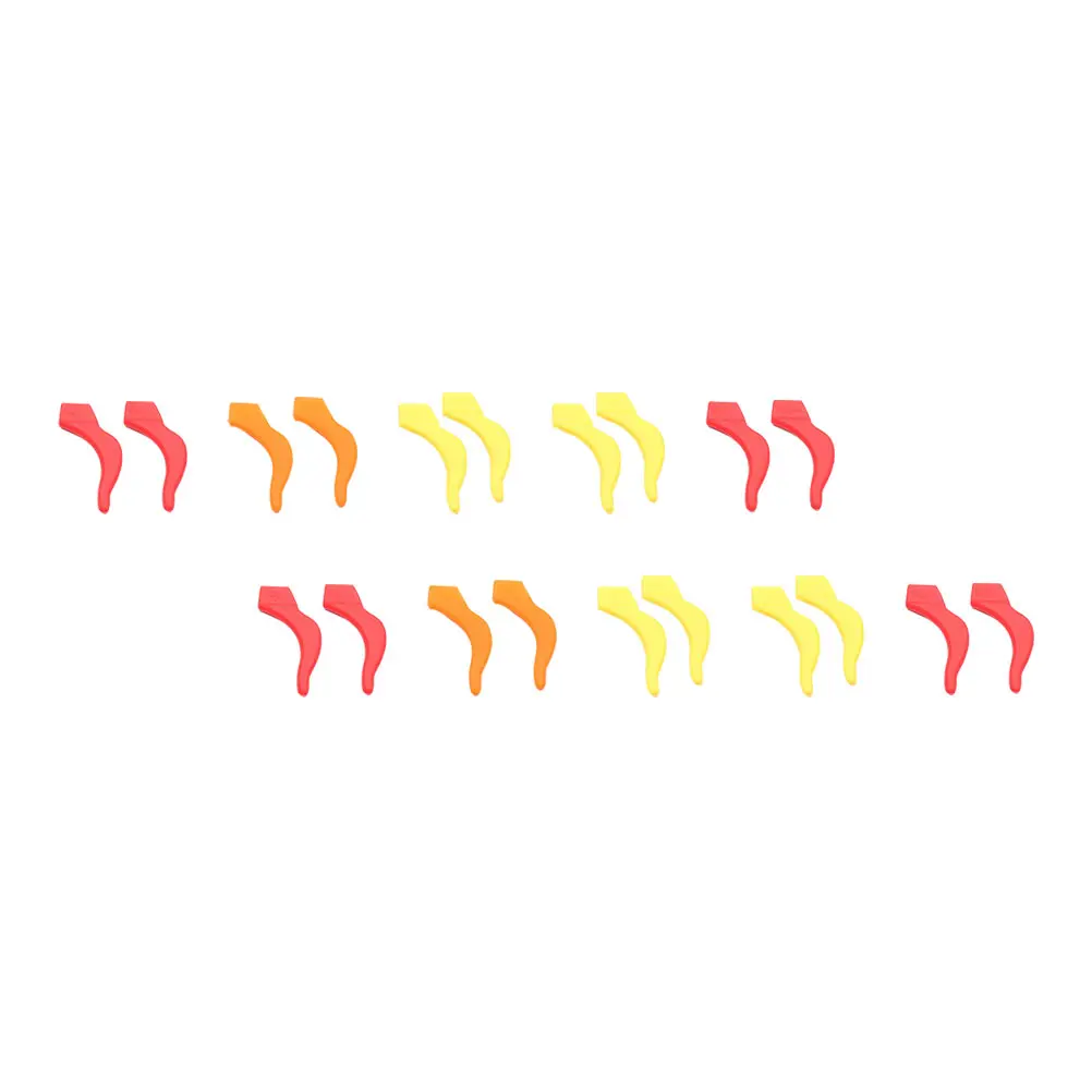 

24 Pcs Silicone Ear Hooks Durable Glasses Legs Retainers Anti Skid Eyeglasses Accessories Temple Grips For Sports