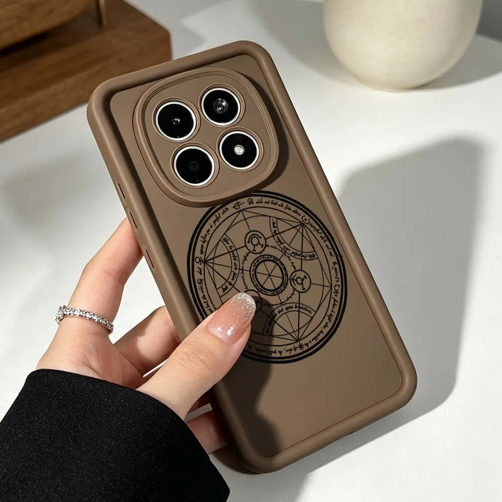 Fullmetal Alchemist Fashion Phone Case For Xiaomi Redmi Note 15 14 13 12 11 10 14S 11S Pro Plus 5G Eye Ladder Silicone Cover view 6