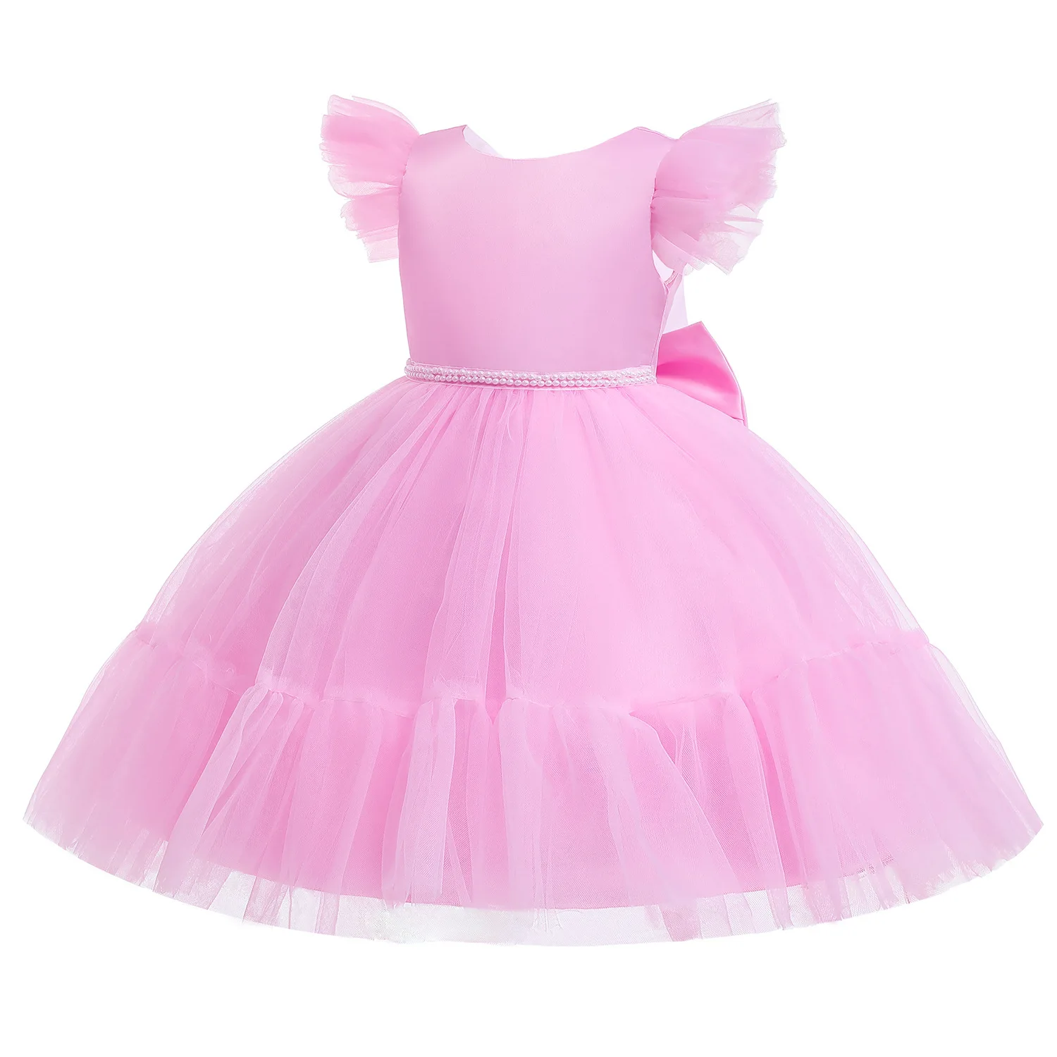 New Girls Kids Shiny Princess Party Ball Gown Party Tutu Dresses Children Clothing Christmas Birthday Wedding Baby Girl Vestidos