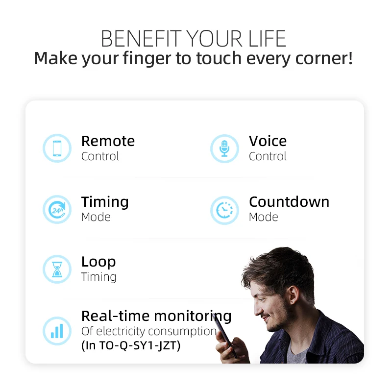 TUYA ZigBee مع قاطع الدائرة الذكية 1P 63A DIN السكك الحديدية للمنزل الذكي مفتاح التحكم عن بعد اللاسلكي بواسطة Smart Life API #2