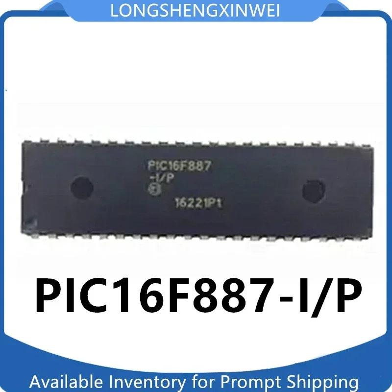 1PCS PIC16F887 PIC16F887-I/P Inline DIP-40 NEW Microcontroller Chip