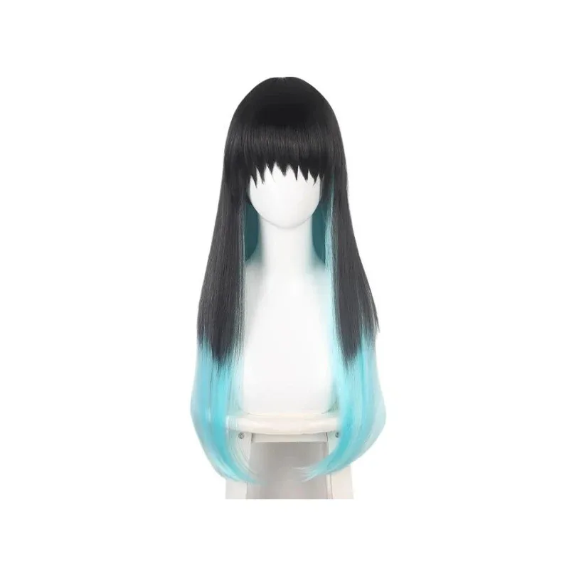 Anime Demon Slayer Cosplay Costume Tokitou Muichirou Cosplay Kimetsu No Yaiba Kisatsutai Uniform Wig Halloween Party Clothes