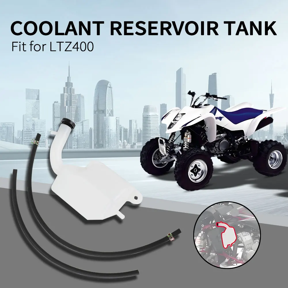 Radiator Tank Water Tank Coolant Bottle Overflow Reservoir Tank Motorcycles Parts For Suzuki LTZ 400 LTZ400 ATV