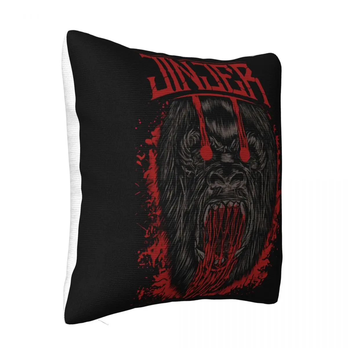 Jinjer Ape Black Metalcore Groove Metal Djent Great Quality Designs Female Chinese Style Cotton New 2021 Pillow Case