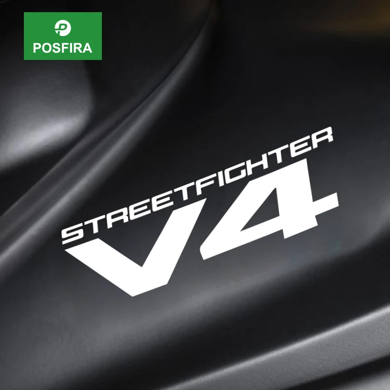 POSFIRA Vinyl Motorcycle Stickers Waterproof Logo Decal for Ducati Streetfighter V4 Street Fighter V4 2020-2025 2024 Accessories