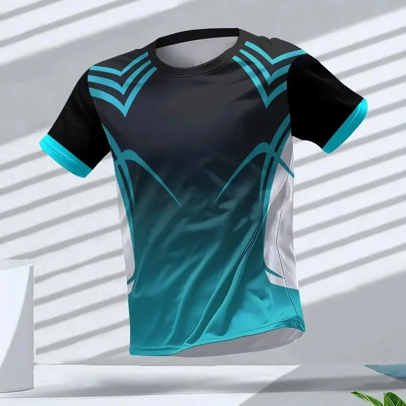Herren Y2K Sport-T-Shirt Atmungsaktiv Schnelltrocknend Hochwertig Outdoor Lauf- und Trainingsaktivbekleidung