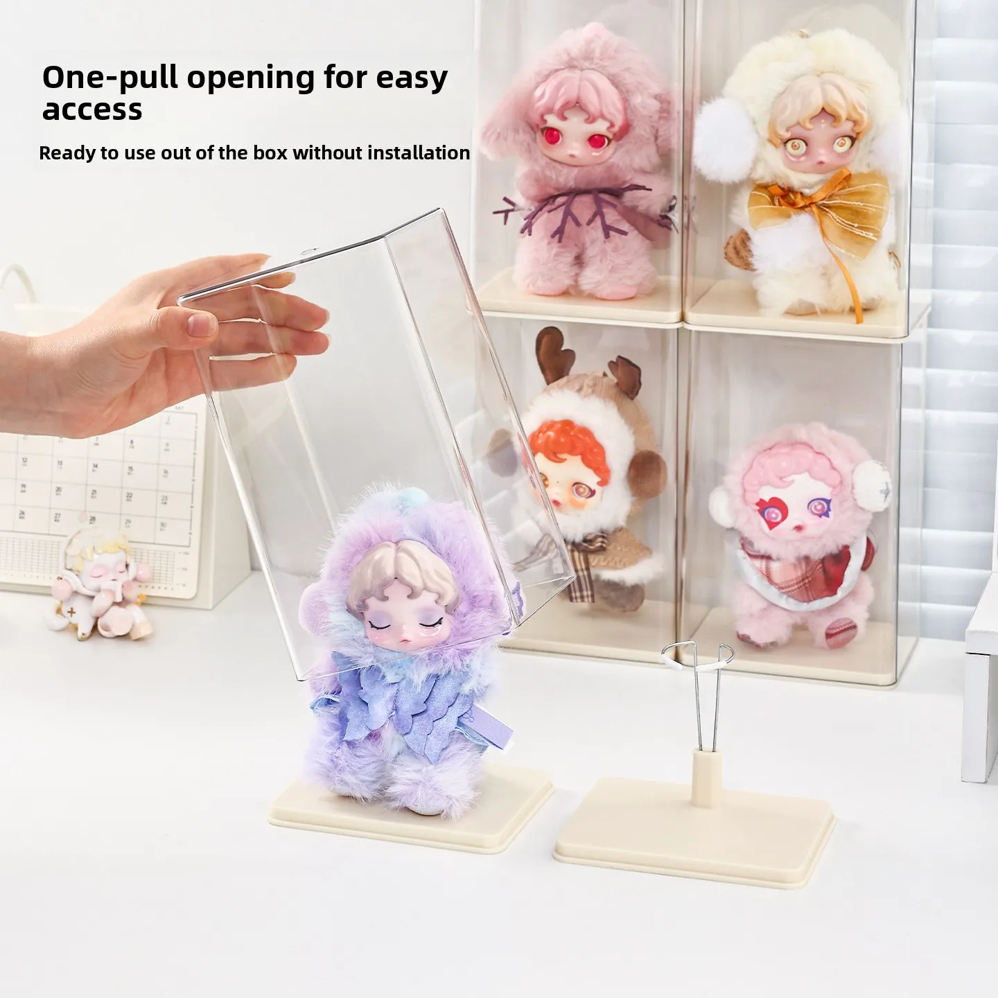 Light Weave Garden Display Box Cloth Winter Ode Second Generation Porcelain Pendant Storage Box Transparent Figurine Showcase