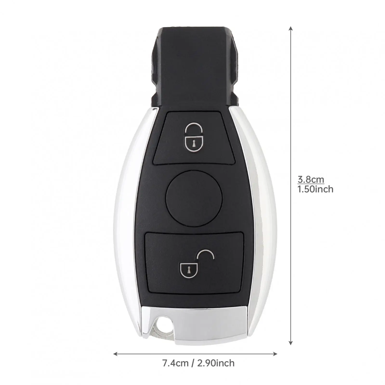 2 / 3 / 4 Buttons Replacement Key Fob Cover Case Fit for Mercedes Wear-resistant Keyless Entry Remote Key Fob Shell