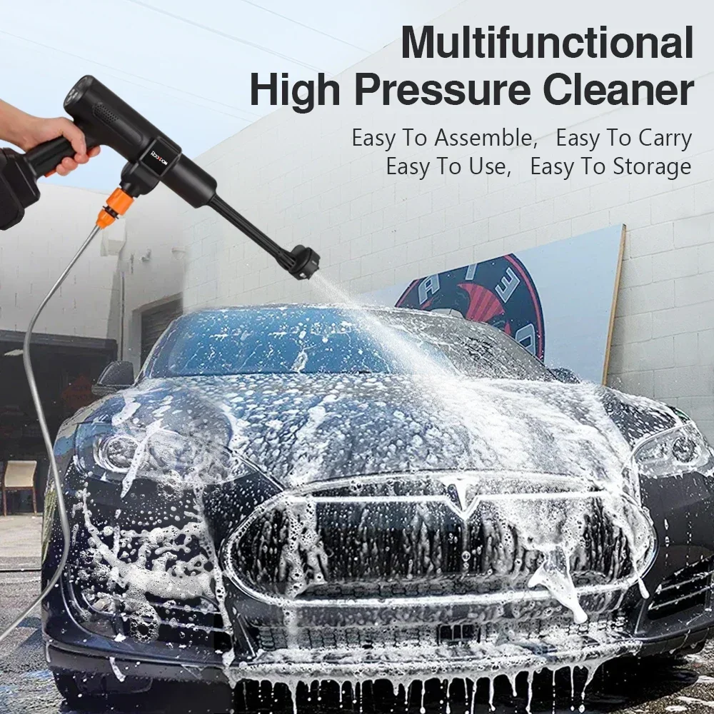 6 in 1 Car Washing Water Gun Sprayer Pressure Washer Multiple Nozzles for Makita 18V Battery Home Wireless Car Washing Tools