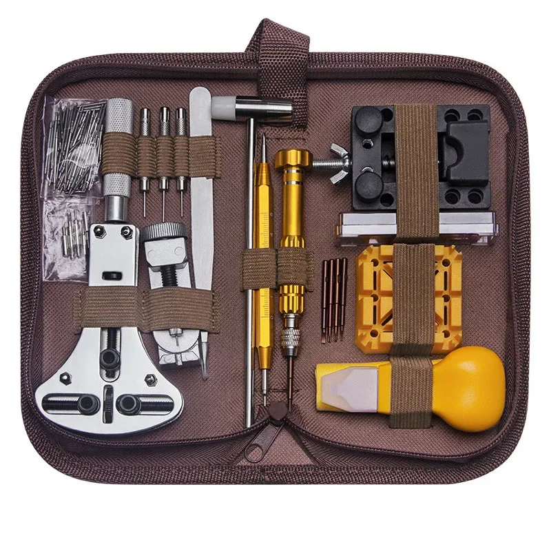 Watch Repair Tool Kits Set Watch Opener Case Remover Spring Bar Pry Tweezers Hammers Screwdriver Clock Watchmaker Repair Tool