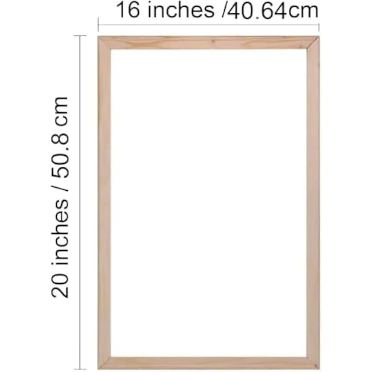 DIY Solid Wood Canvas Frame Kit 16X20'' for Paint by Number&Oil Painting&Diamond Painting by Number Wooden Art Frames