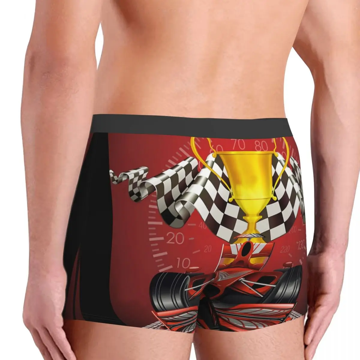 F1 Speed Battle Underpants Breathbale Panties Men\'s Underwear Comfortable Shorts Boxer Briefs