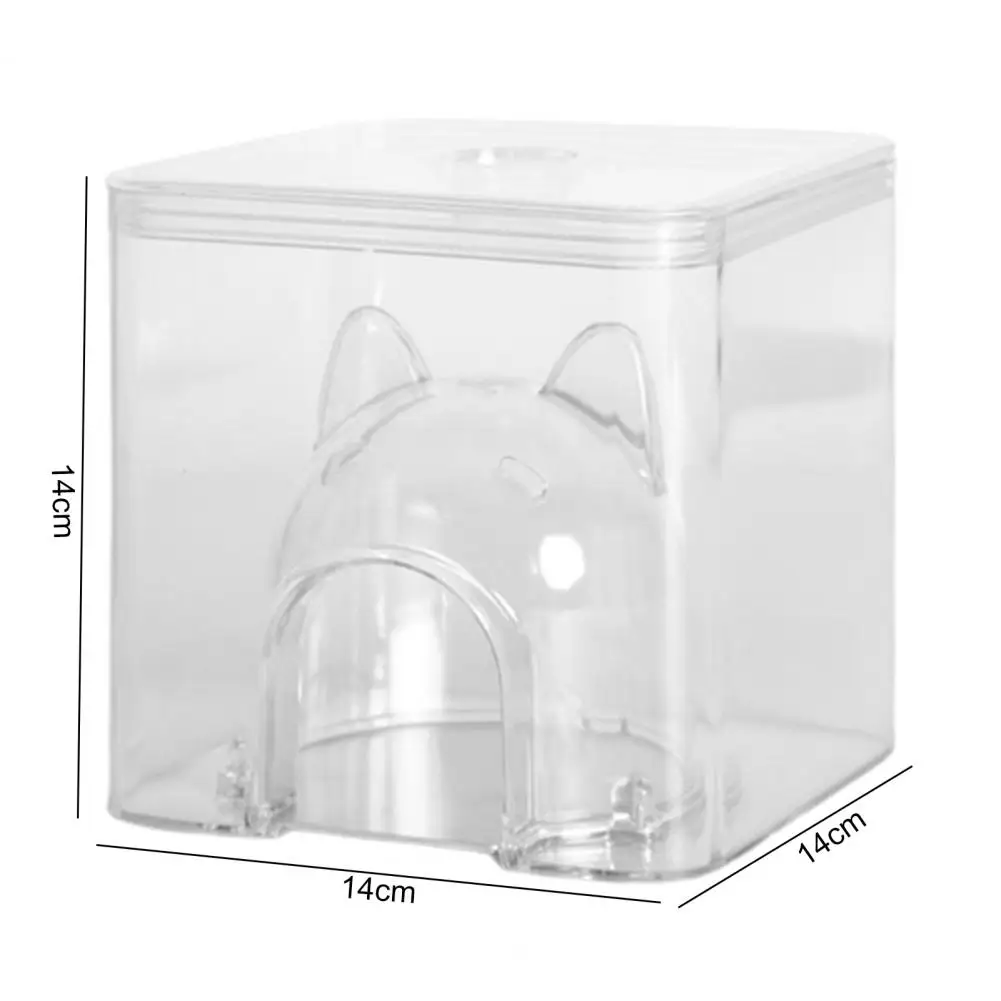 Hamster Nest Hamster Nest Summer Pet House with Ice Cubes for Hamsters Small Transparent Ps Material Nest with Cute for Golden