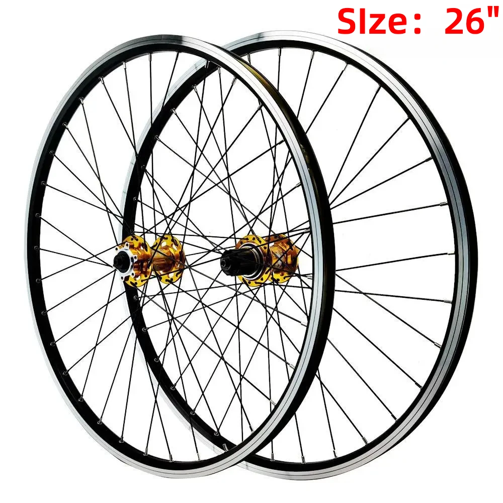 PASAK 26 27.5 29 インチ MTB ホイールセット、ディスク V ブレーキ QR