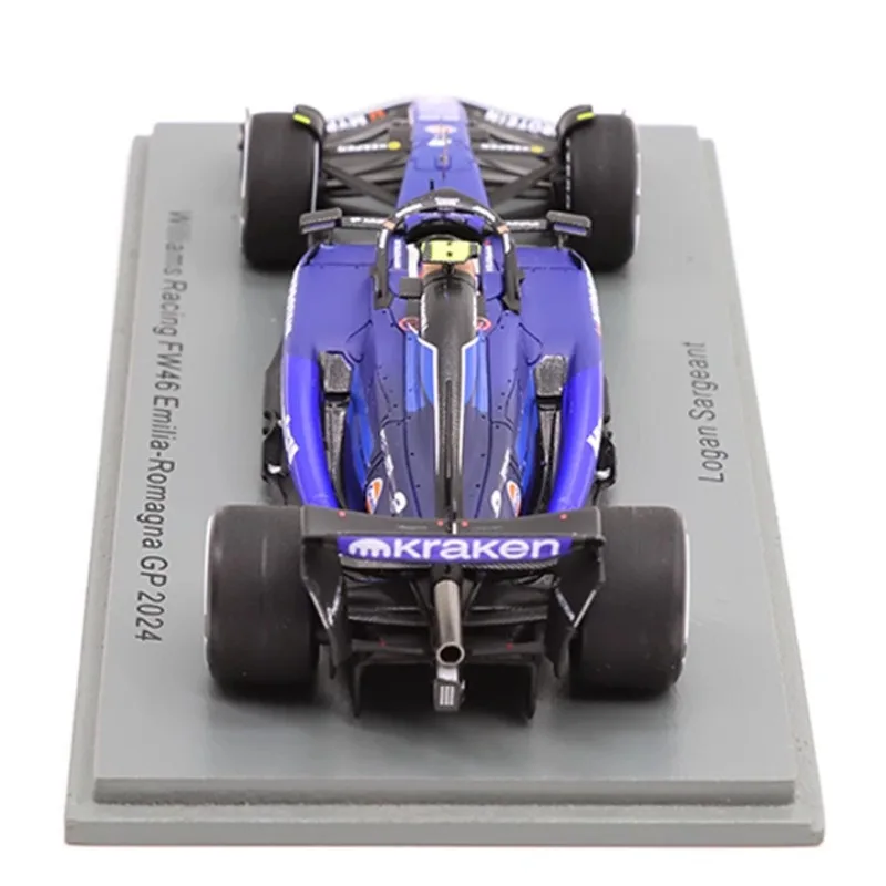 Spark 1/43 Williams FW46 Logan Romagna Grand Prix 2024 เรซิ่นแบบคงที่ คอลเลกชันสําหรับเด็ก ของขวัญวันหยุดสําหรับเพื่อน