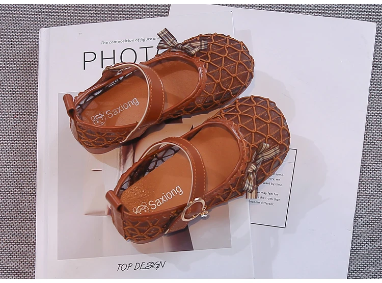 Kinder Freizeitschuhe Atmungsaktive Mesh-Kinderschuhe Bequeme Vielseitige 2026 Sommer Neue Mädchen Prinzessinnen-Schuhe Weich Rutschfest – Detail 3