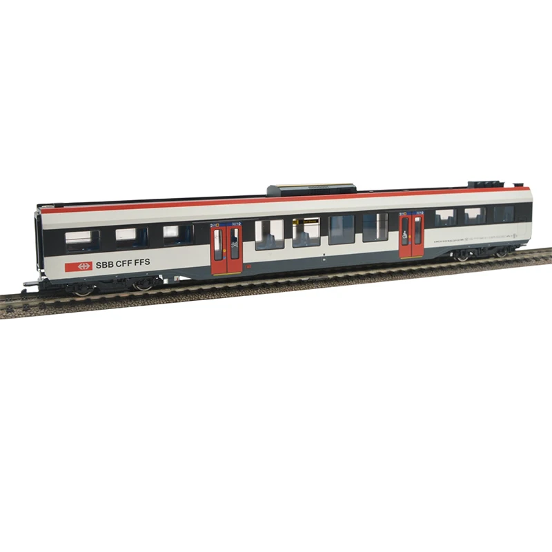 BACHMANN HO 1/87 Train Model L133940 SBB-CFF Type 5 Light Rail Three-section Set with Indoor Lights Train Model Toy