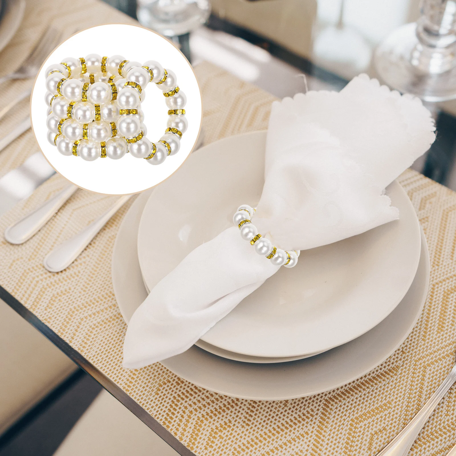 

12 Pieces Wedding Napkin Rings Silver Stainless Steel Banquet Table Decoration Elegant Party Supplies Wedding Napkin Rings