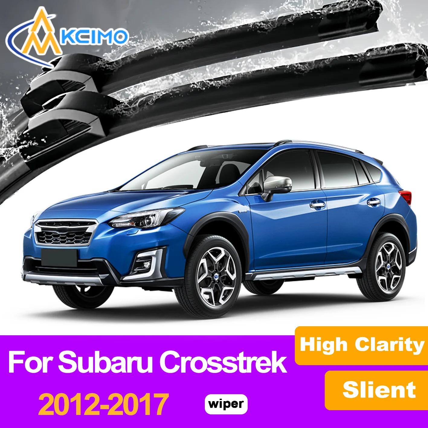 

2Pcs Front Windshield Wiper Blades For Subaru Crosstrek 2012-2017 Windscreen Window Car Accessories