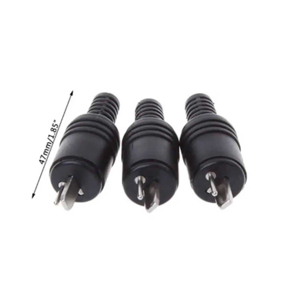 Fotografia 5: Alto-falante com plugue DIN preto de 2 pinos e conector HiFi Terminais de parafuso Conector de alimentação Adaptadores de plugue de sinal de lâmpada de áudio