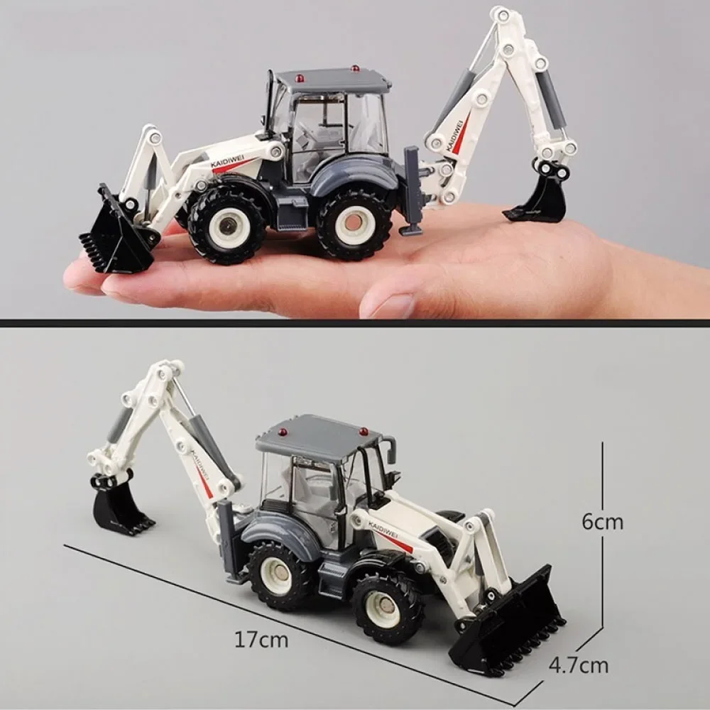 1:50 Alloy Excavator Model Childern Toys Truck Models Diecast Engineering Vehicle Forklift Bulldozer Kids Gift Car Collection