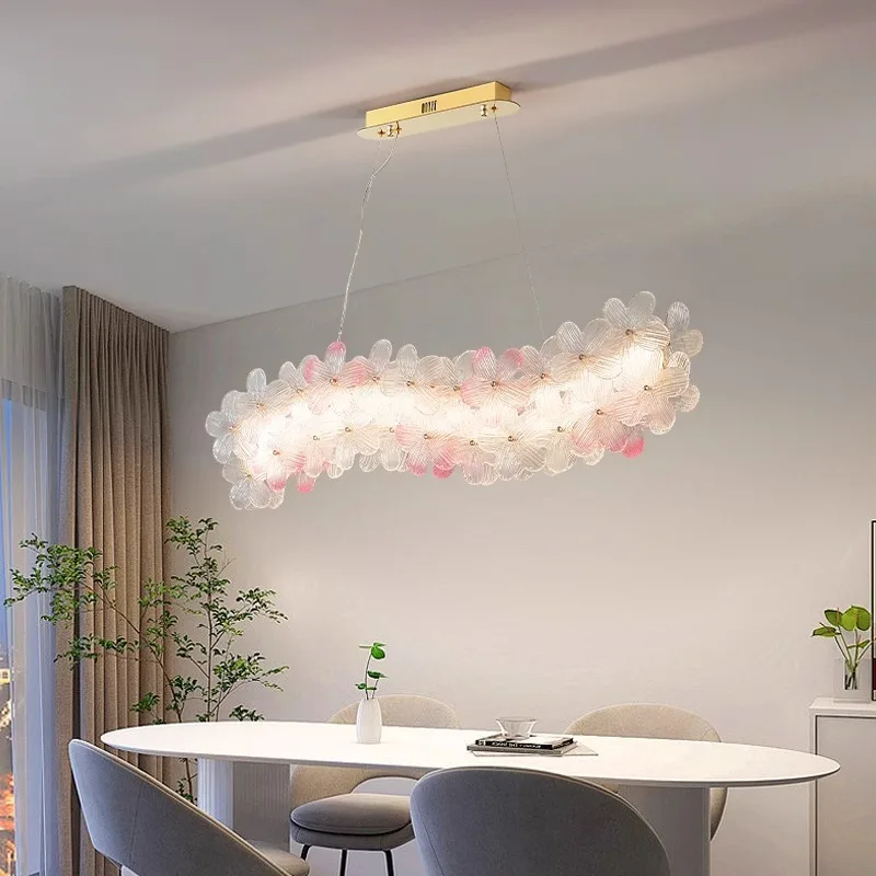 

Светильник-полоска в стиле B-cream для ресторана, бара, столовой, современный минималистичный, художественный, для обеденного стола