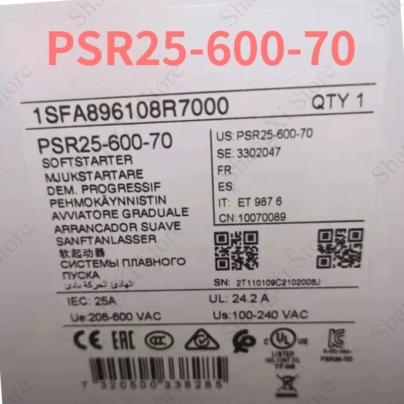 1PCS Brand New PSR25-600-70 1SFA896108R7000 Soft Starter Fast Delivery