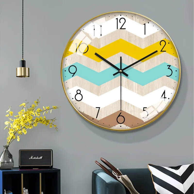 Living room clock, minimalist clock, creative bedroom, Nordic atmospheric clock, silent, fashionable, personalized wall clock