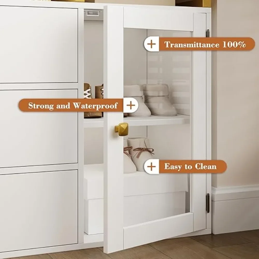Closet Organizer System, 81.3”H Garment Rack with 3 Wood Drawers and Storage Shelves, Clothes Rack with Hanging Rod